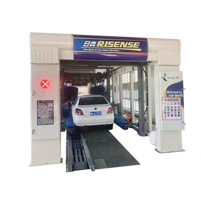 Risense 9 Brushes Tunnel Automatic Car Wash Machine Price Video